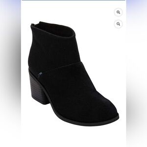 Toms Classic Black Ankle Boots